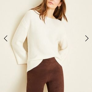 NWT Ann Taylor boatneck cozy sweater top